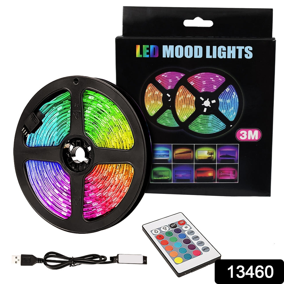 3METER RGB LED Strip Lights, LED Mood Lights (1 Set)