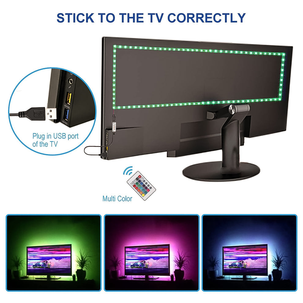 3METER RGB LED Strip Lights, LED Mood Lights (1 Set)
