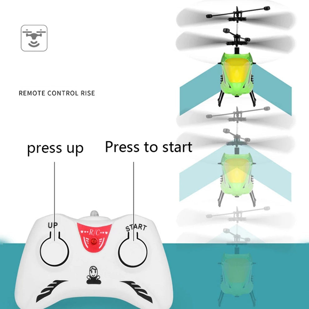 Remote Control Helicopter With USB Chargeable Cable For Boy And Girl Children (Pack Of 1)