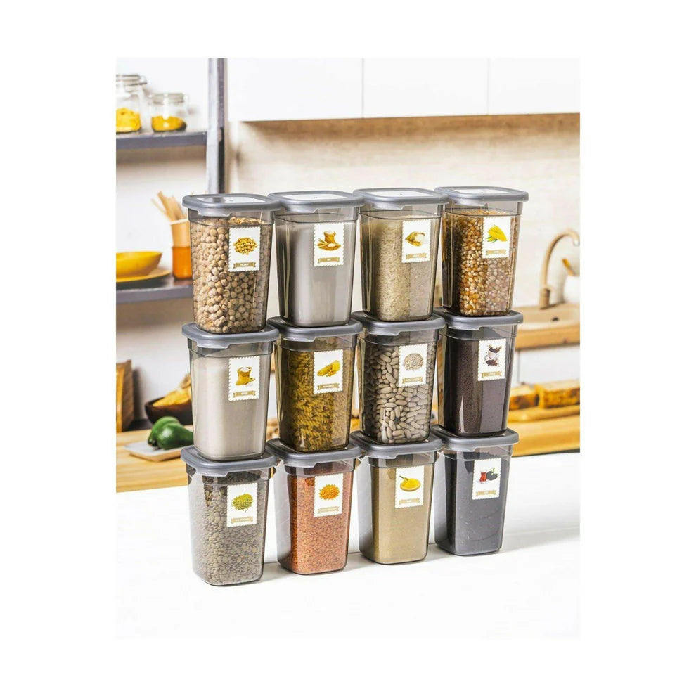 Airtight Kitchen Storage Containers (Set 6) 1200 ML